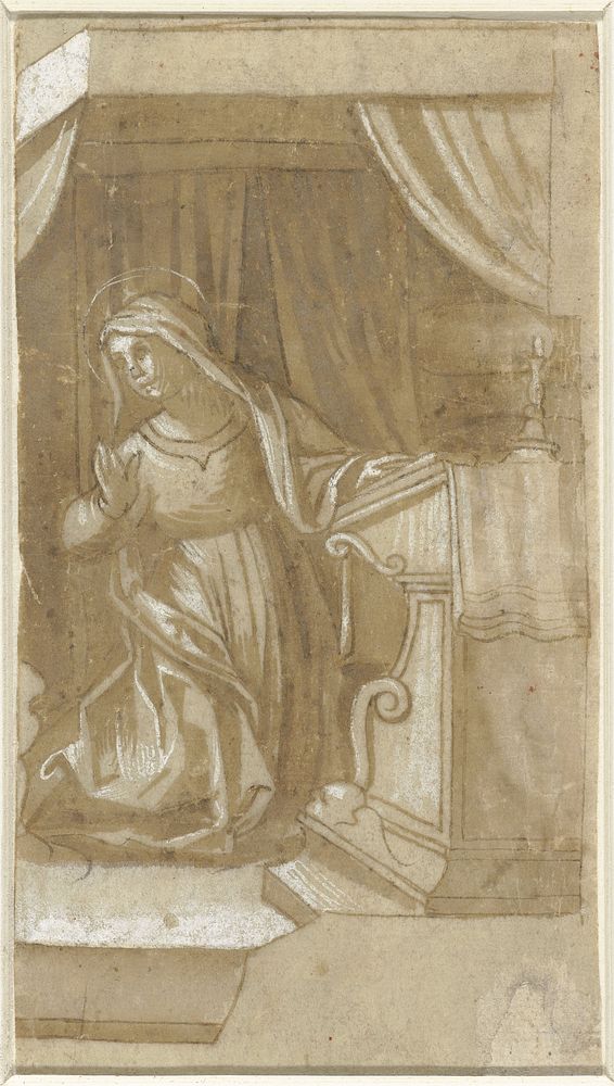 Knielende Maria (1500 - 1510) by anonymous