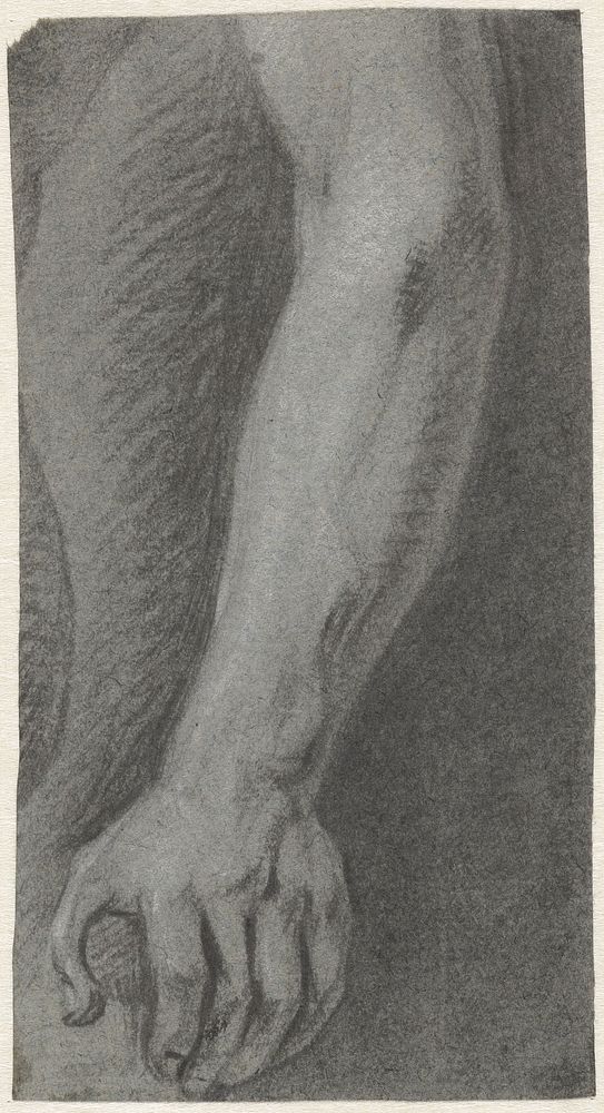 Studie van een arm (1770 - 1825) by Simon Andreas Krausz