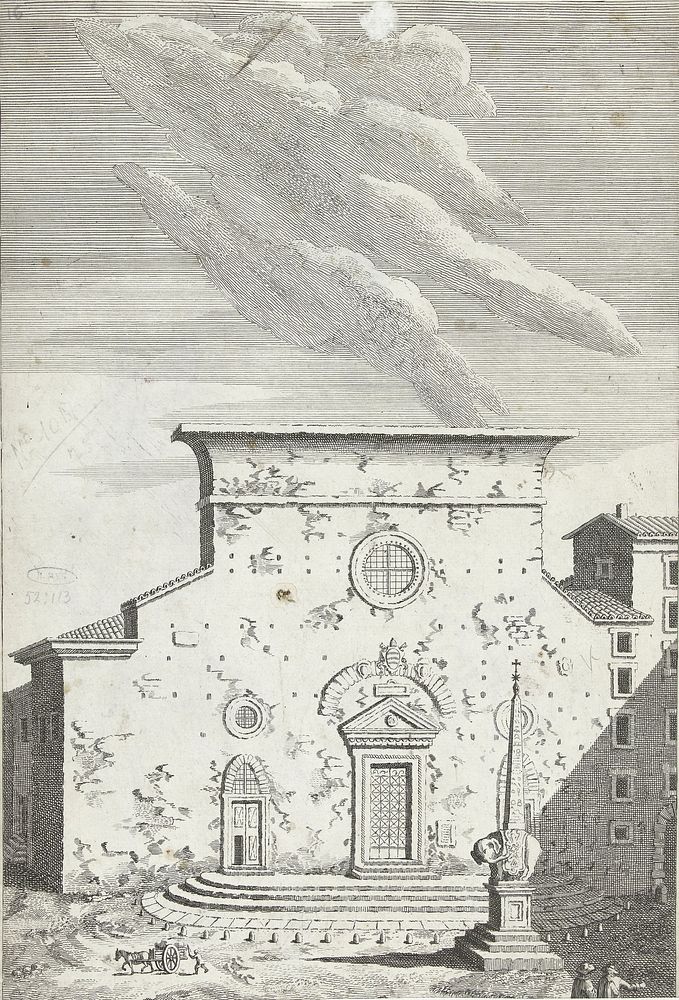 Templum Minervae, Santa Maria Supra Minervam te Rome (1688 - 1708) by Michiel van Overbeek and Bonaventura van Overbeek