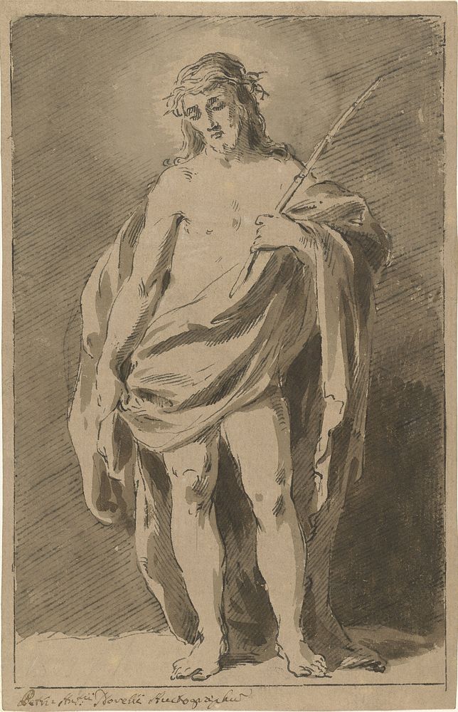 Staande Christus als Man van Smarten (1739 - 1804) by Pietro Antonio III Novelli