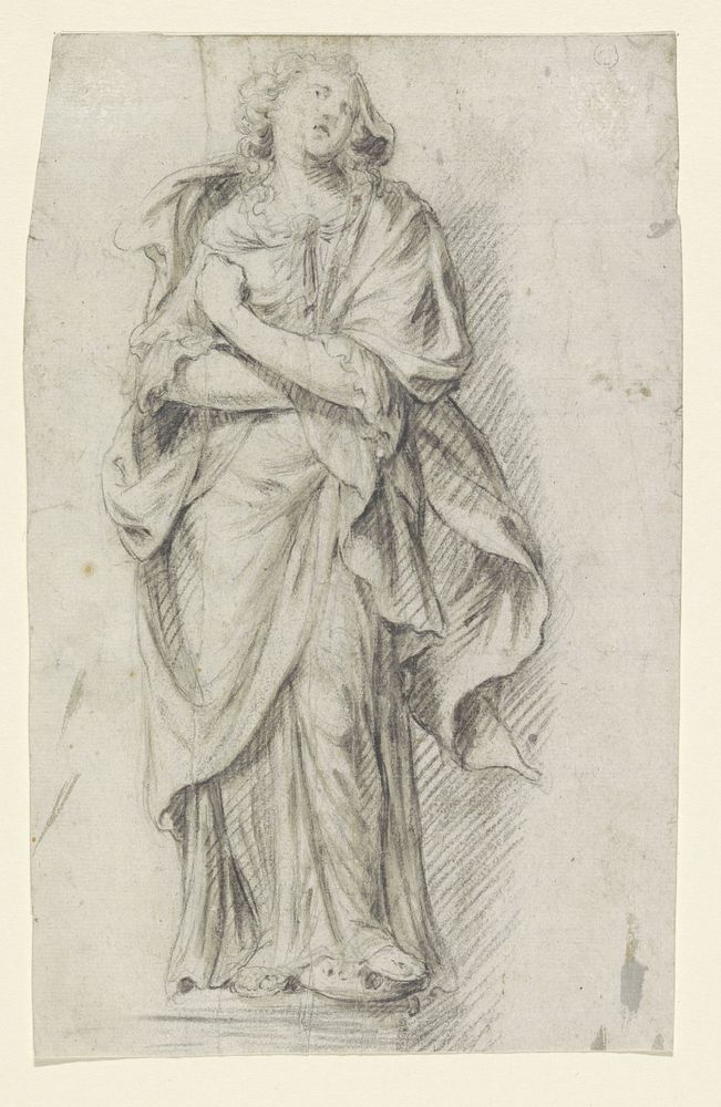 Vrouwelijke heilige (1600 - 1800) by anonymous
