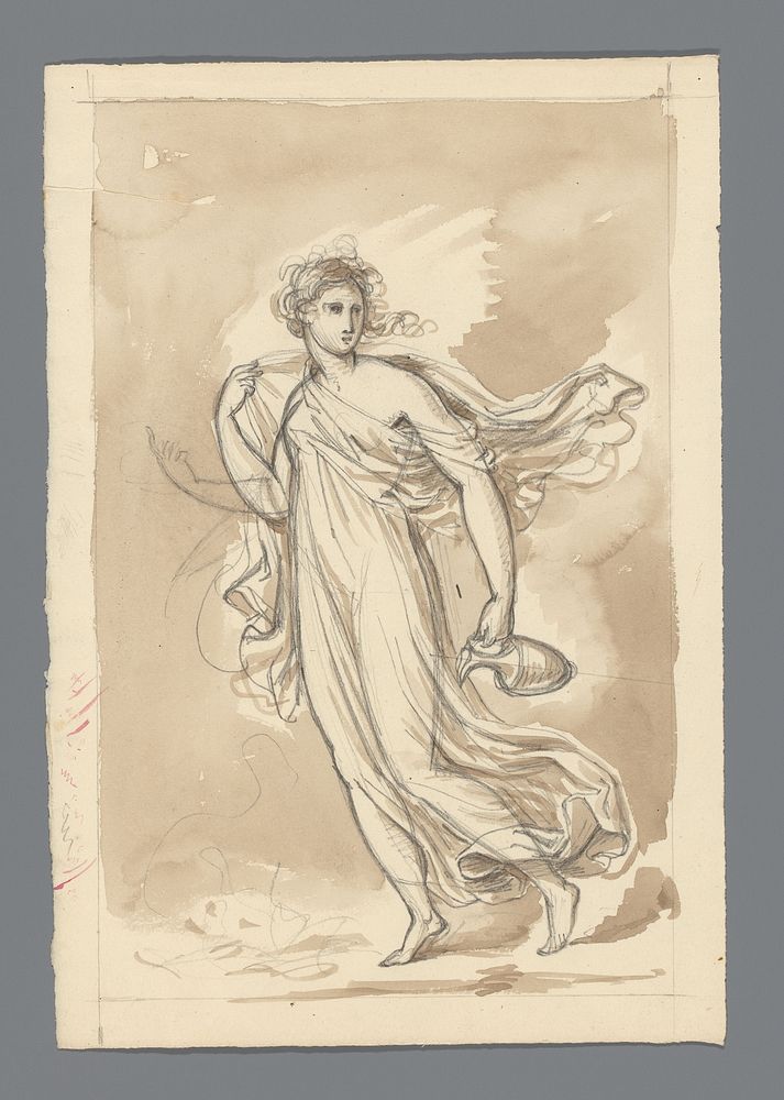 Hebe met kruik, naar links gaande (1780 - 1849) by David Pièrre Giottino Humbert de Superville