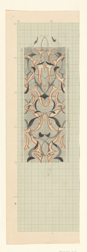 Decoratief ontwerp (1874 - 1945) by Carel Adolph Lion Cachet