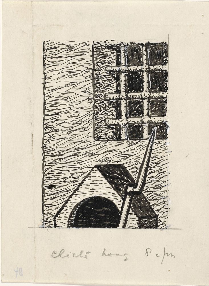 Raam met tralies (1934 - 1936) by Leo Gestel