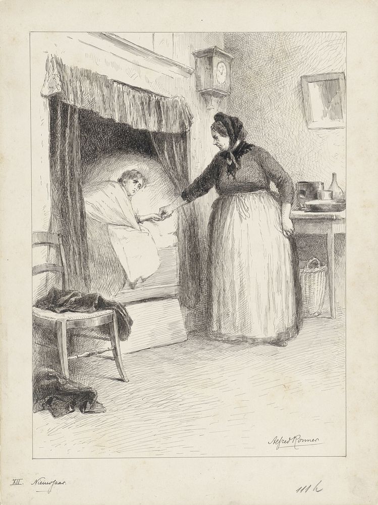 Nieuwjaar (1893) by Alfred Ronner