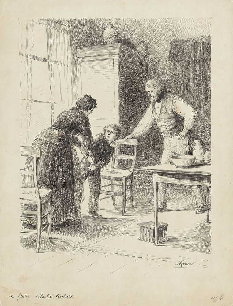 Slecht Voorbeeld (1893) by Alfred Ronner