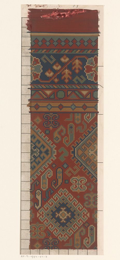 Ontwerp voor een tapijt (1922) by anonymous and Koninklijke Verenigde Tapijtfabrieken