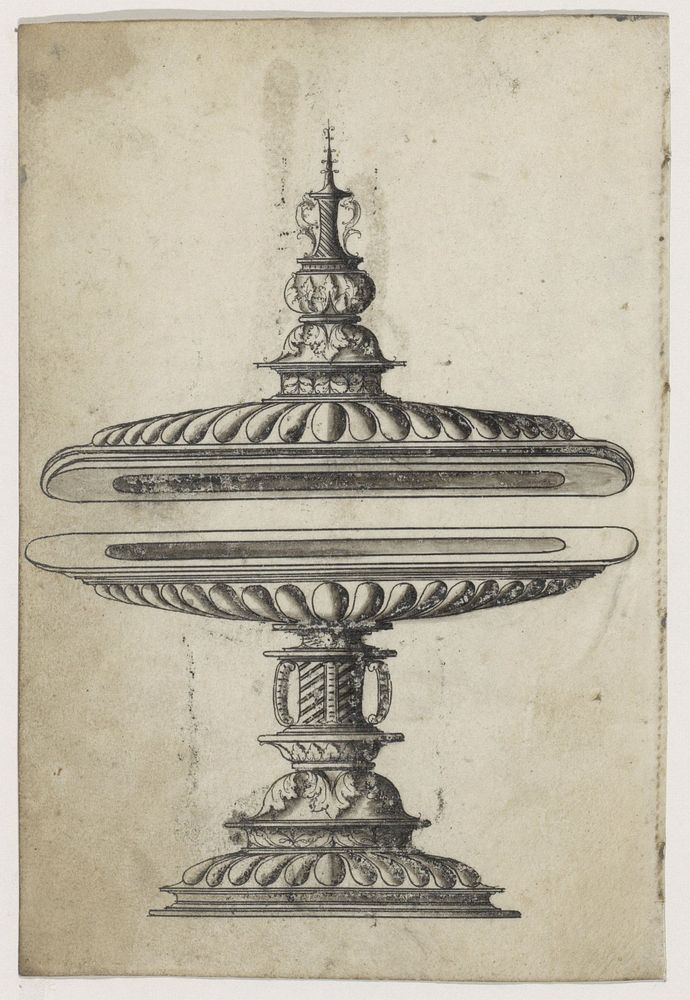 Tazza met deksel (c. 1543 - c. 1553) by Jacques Androuet