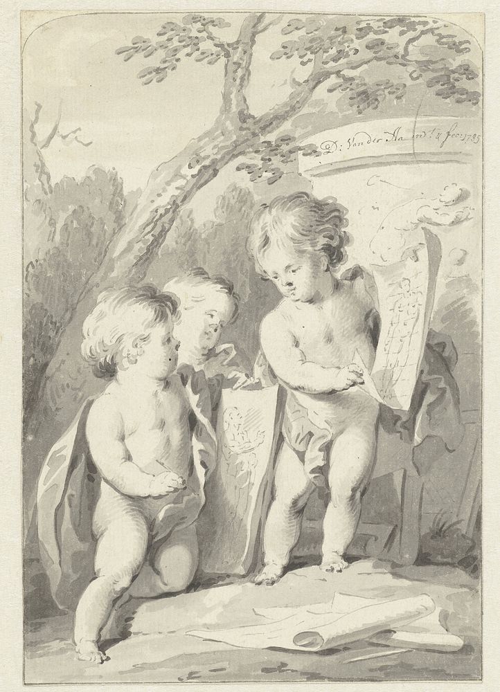 Allegorie op de Tekenkunst (1785) by Dirk van der Aa