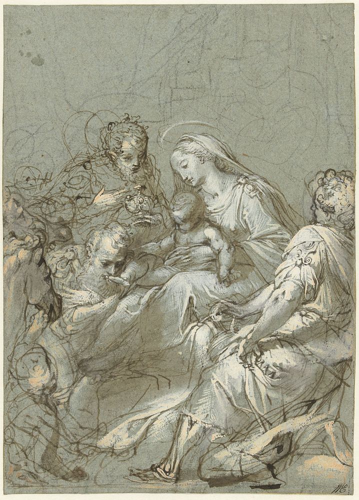 Adoration of the Magi (1545 - 1612) by Federico Barocci