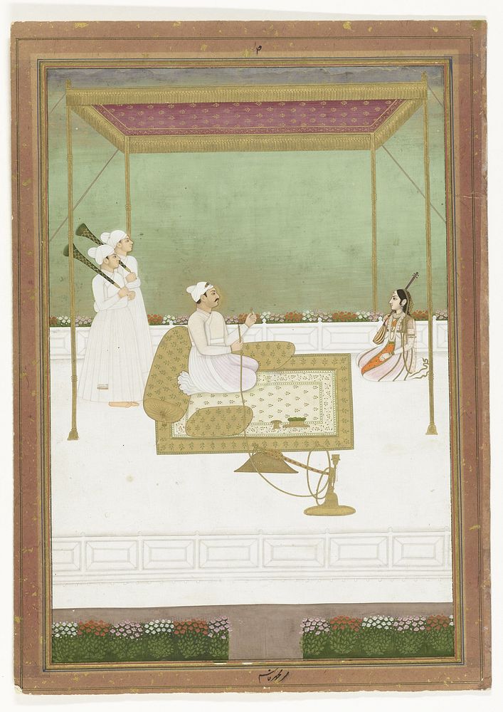 Nawab Mir Qasim Ali Khan van Bengalen (c. 1755 - c. 1765) by anonymous