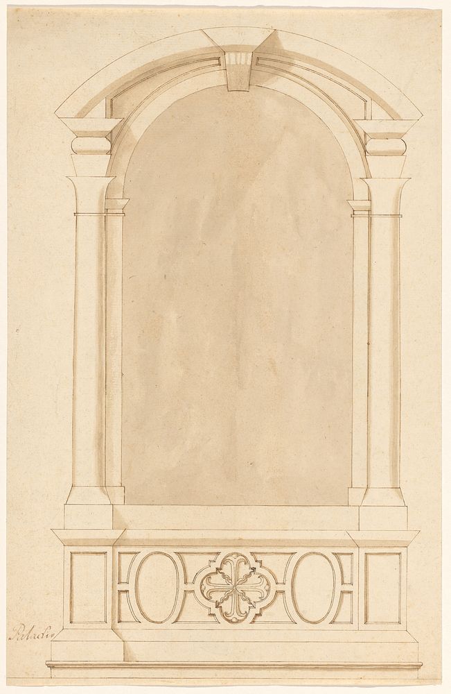 Ontwerp voor een altaar (1518 - 1599) by Andrea Palladio