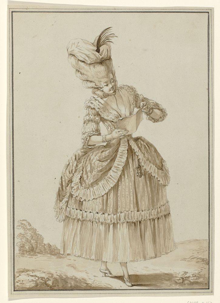 Gallerie des Modes (c. 1778) by Pierre Thomas Le Clerc