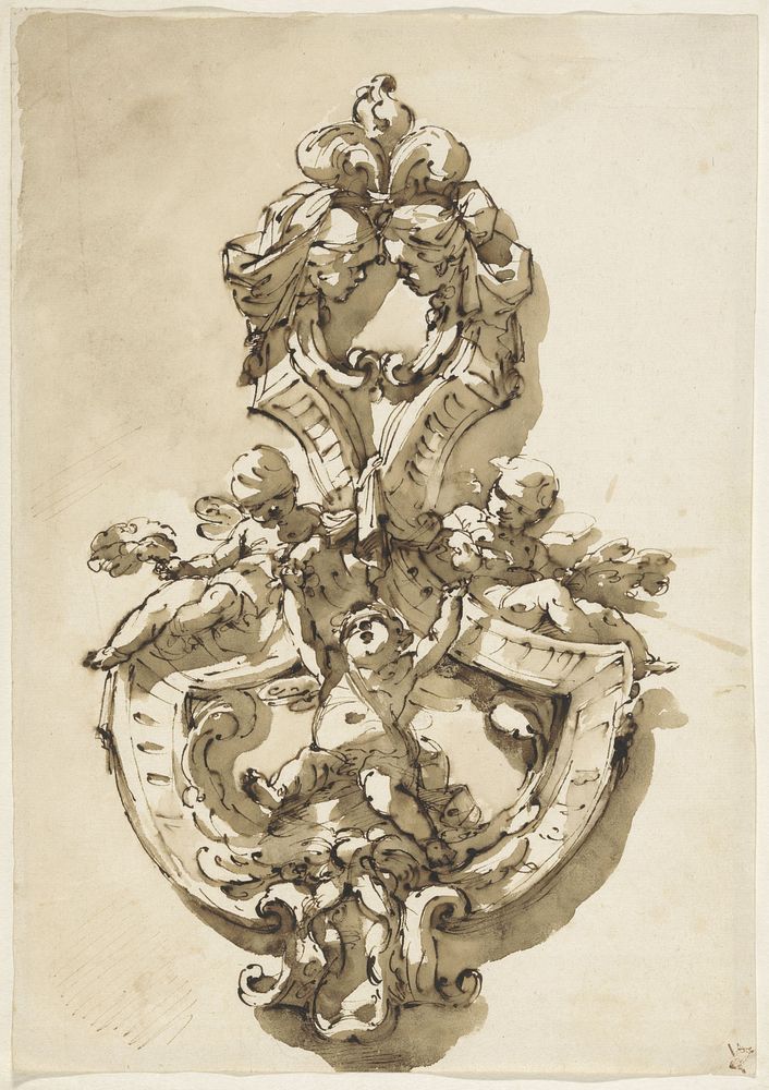 Design for a Door Knocker (c. 1760 - c. 1780) by Ubaldo Gandolfi
