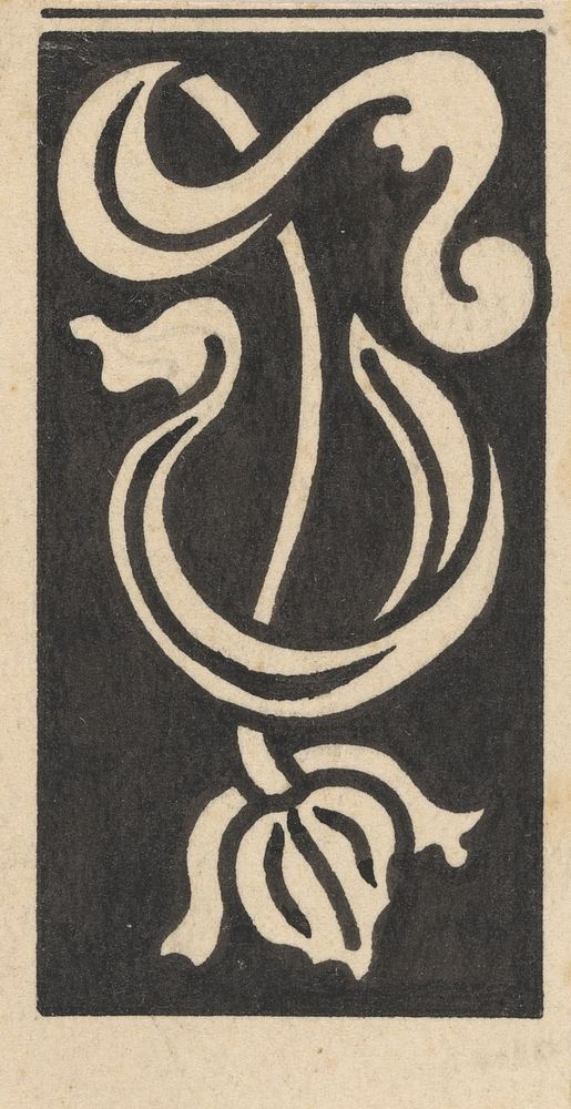 Bloemornament (c. 1890 - c. 1930) by anonymous