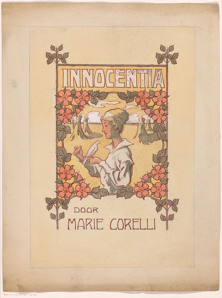 Bandontwerp voor: Marie Corelli, Innocentia: droomleven en werkelijkheid (Innocence), 1915 (in or before 1915) by anonymous