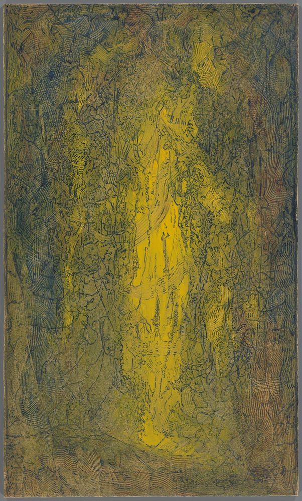 Opus 862, Christus uit den dood herrezen wandelt droevig in den holen van 't bewustzijn (1916 - 1927) by Albert Plasschaert