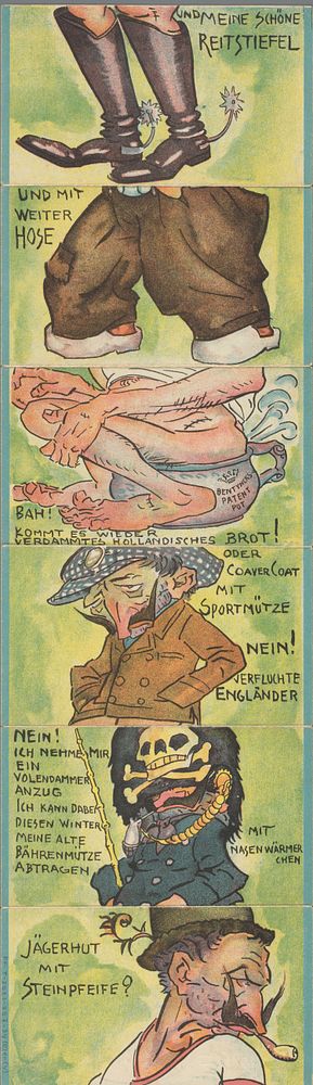 Verschillende kledingstukken voor Keizer Wilhelm II (1916) by Leo Gestel and Leo Gestel