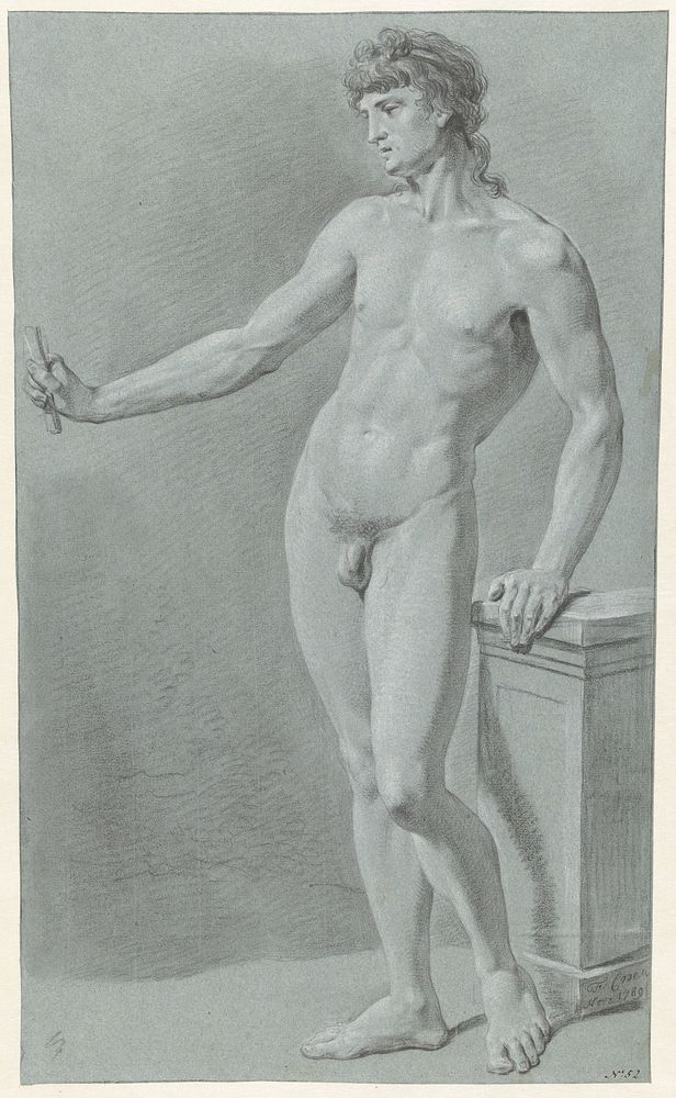 Staand mannelijk naakt (1789) by Floris Croese