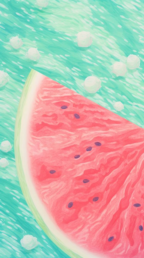  Watermelon fruit plant food. AI generated Image by rawpixel.