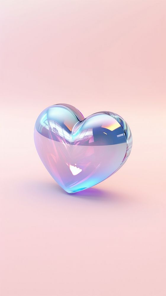  Heart jewelry circle purple. AI generated Image by rawpixel.