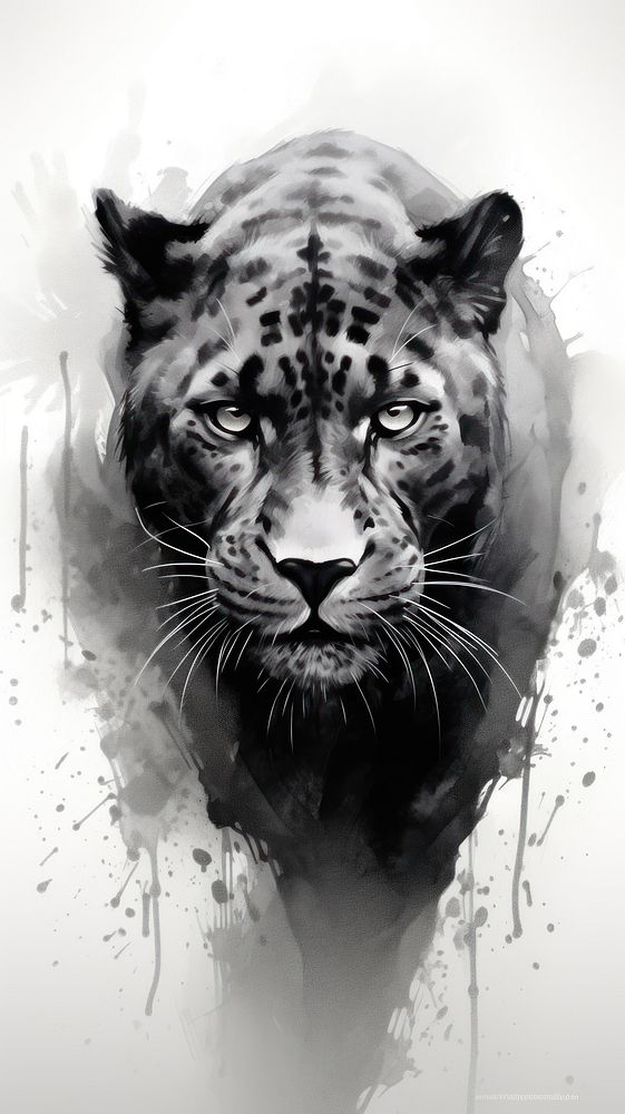 Wildlife leopard panther animal.