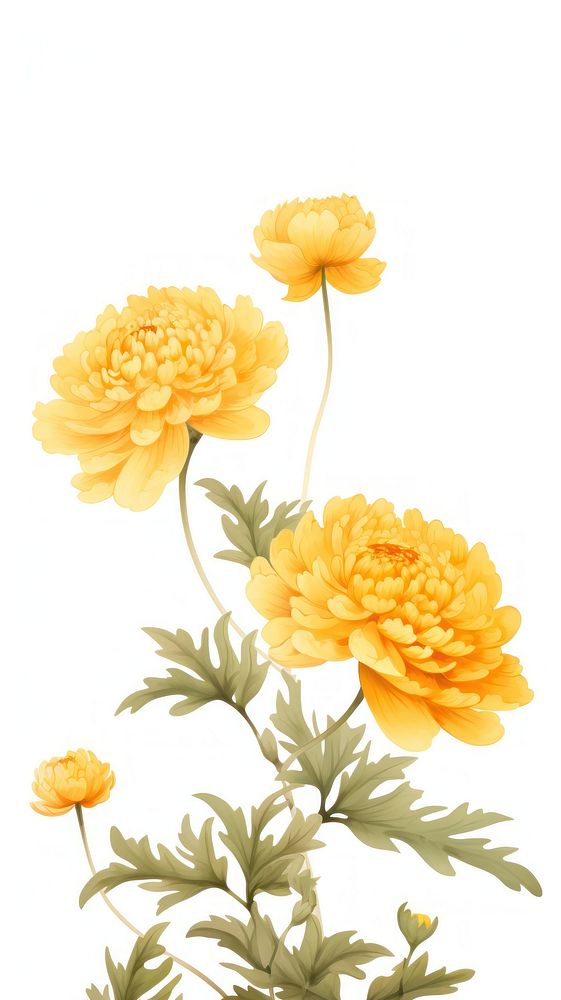Marigold flower plant petal.
