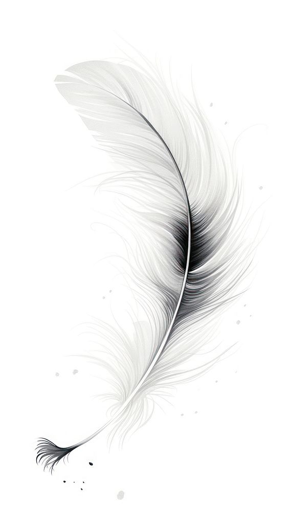 Feather pattern white lightweight.