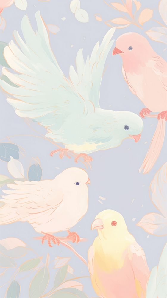  Birds backgrounds animal creativity. AI generated Image by rawpixel.