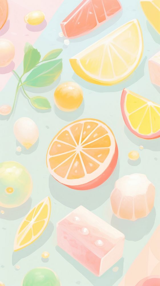  Candies backgrounds fruit lemon. AI generated Image by rawpixel.