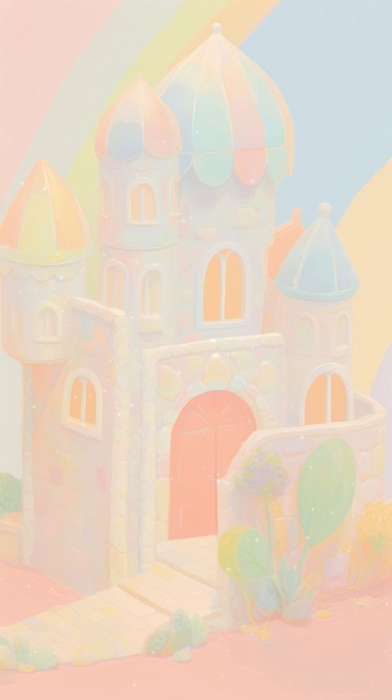  Castle drawing sketch backgrounds. AI generated Image by rawpixel.