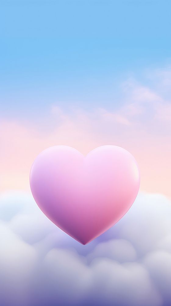  Hug heart tranquility backgrounds softness. AI generated Image by rawpixel.