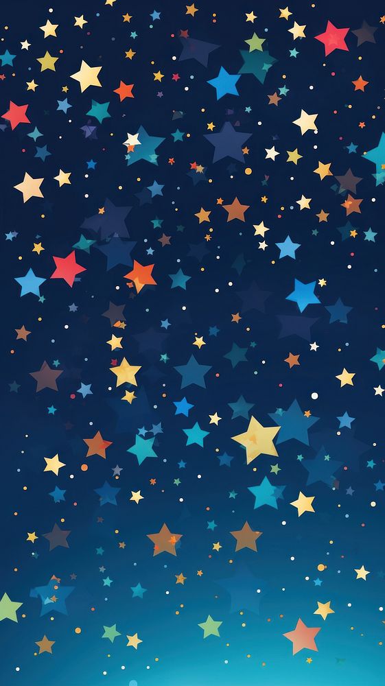  Liitle stars background backgrounds confetti pattern. AI generated Image by rawpixel.