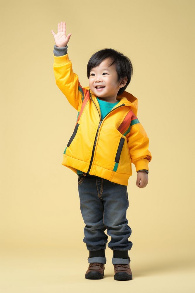 Taiwanese little boy portrait jacket child.