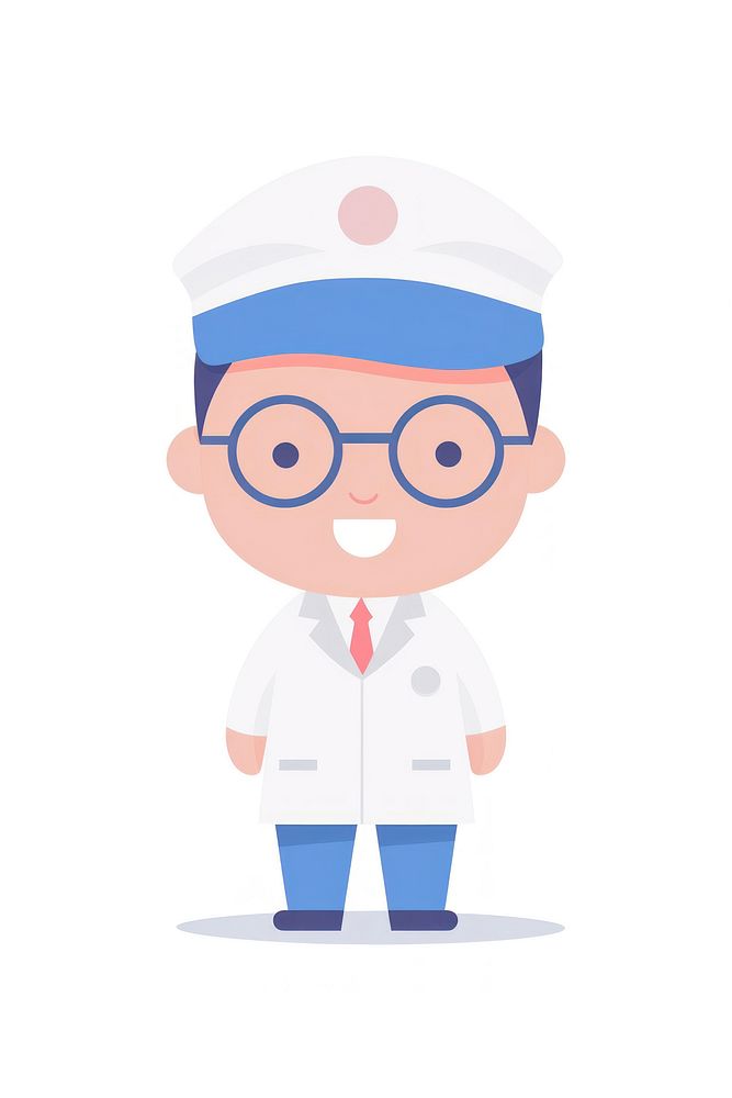  Scientist cartoon stethoscope protection. AI generated Image by rawpixel.