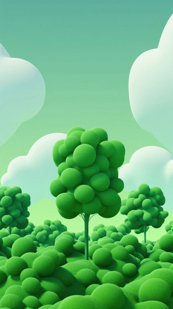  Cloud pruned topiary leaves green outdoors nature. AI generated Image by rawpixel.