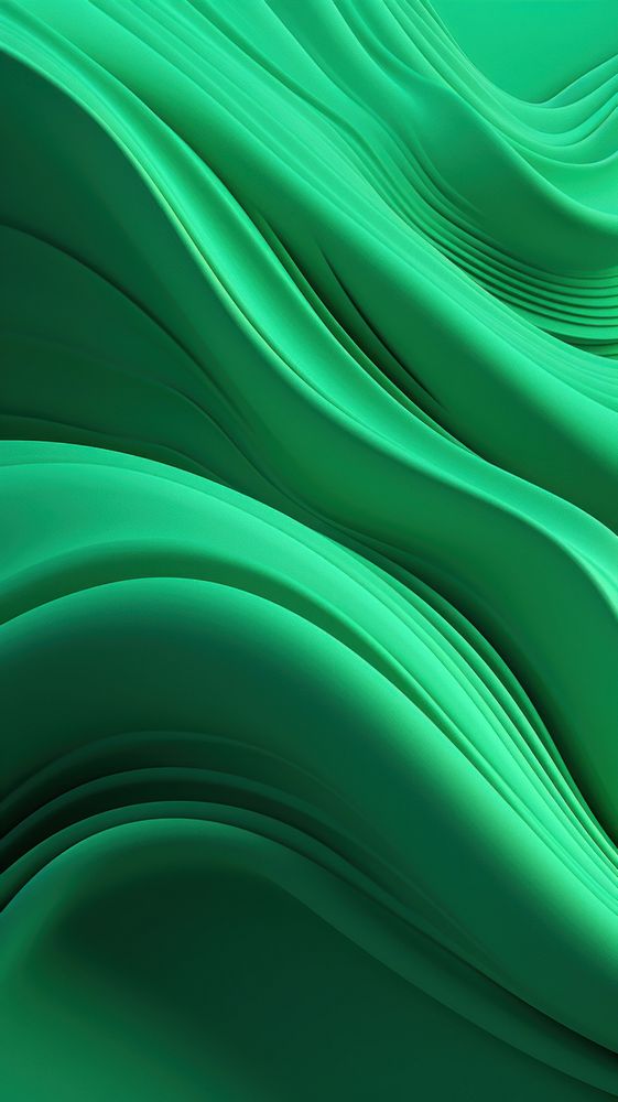  Green waves pattern silk backgrounds. AI generated Image by rawpixel.