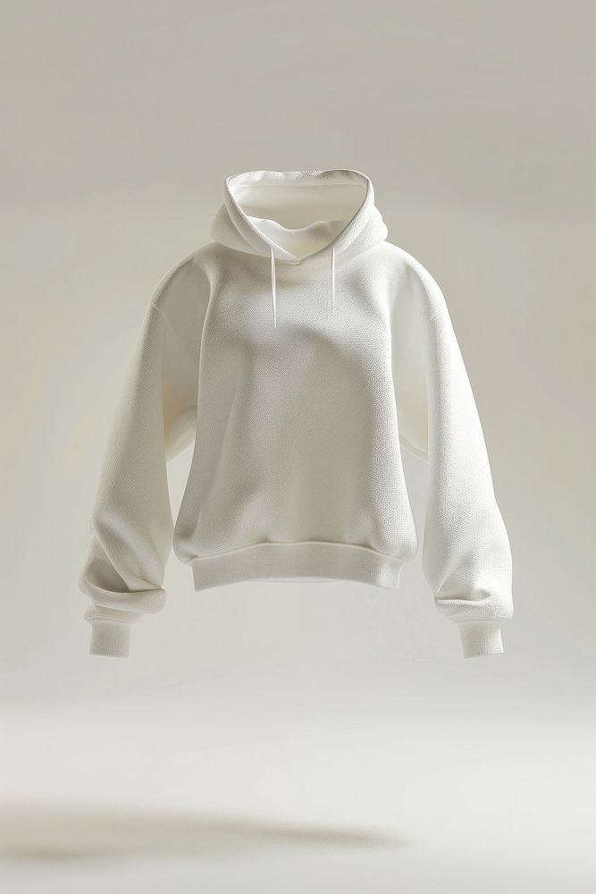 Clothing model sweatshirt hood simplicity.