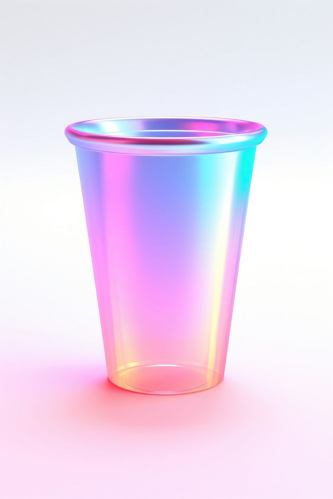 Party plastic cup glass white background refreshment.