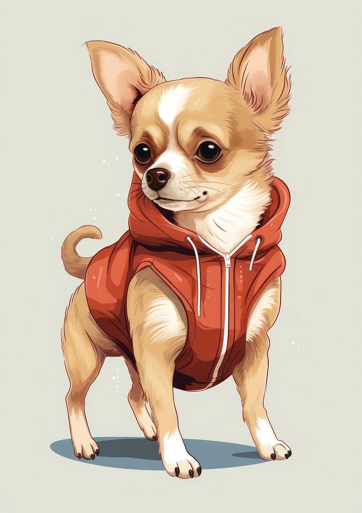 Chihuahua animal mammal pet. AI generated Image by rawpixel.