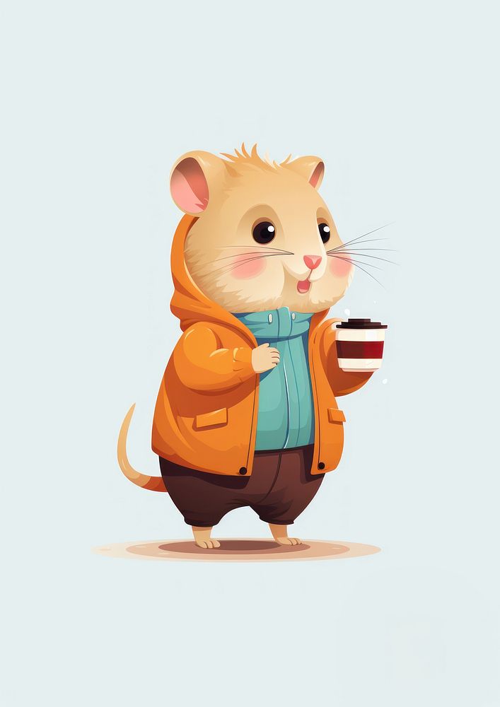 Hamster animal rat holding. AI generated Image by rawpixel.