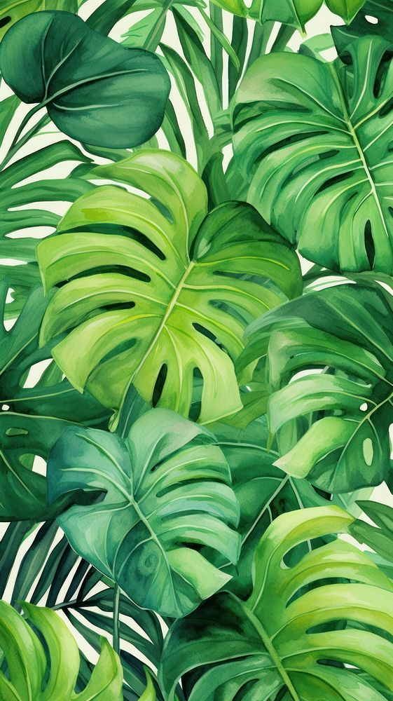  Exotic plants green vegetation outdoors. AI generated Image by rawpixel.