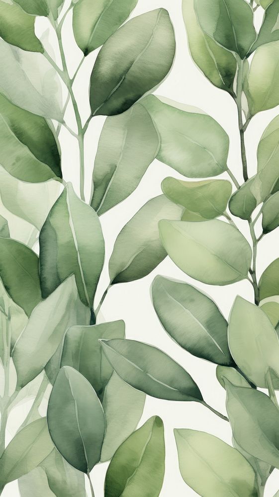  Sage green plants leaves leaf backgrounds abstract. AI generated Image by rawpixel.