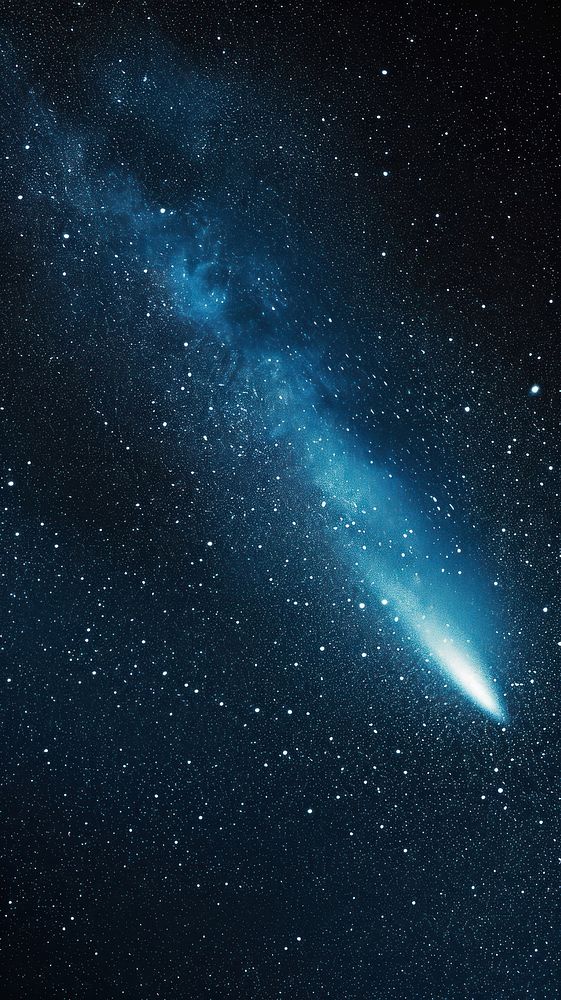  Comet astronomy nature space. AI generated Image by rawpixel.