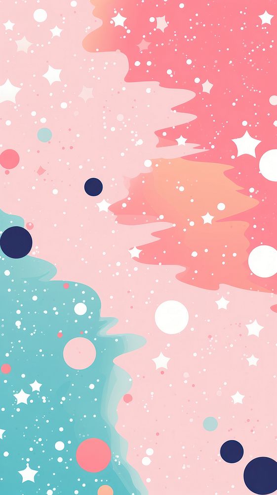  Galaxy pattern backgrounds confetti. AI generated Image by rawpixel.