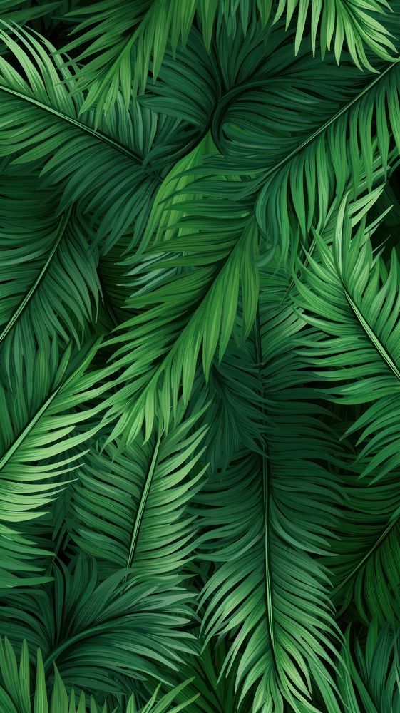 Cycads leaves green vegetation outdoors. | Premium Photo Illustration ...