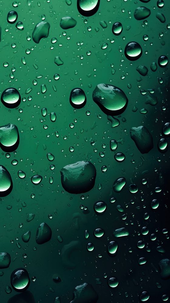  Green water drops leaf condensation transparent. 