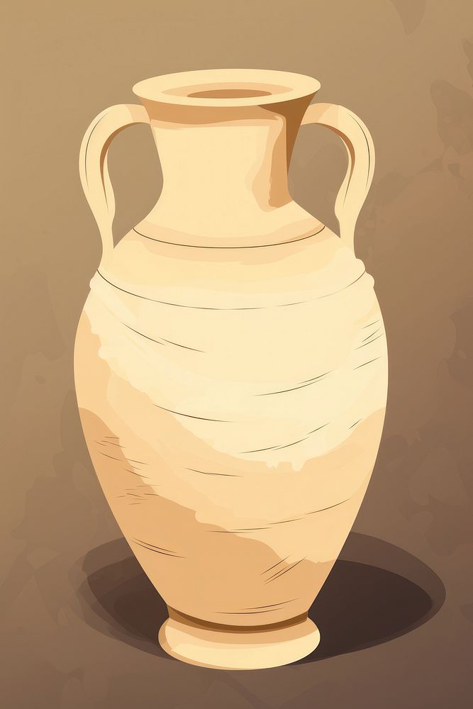 Greek amphora vase pottery jug urn.