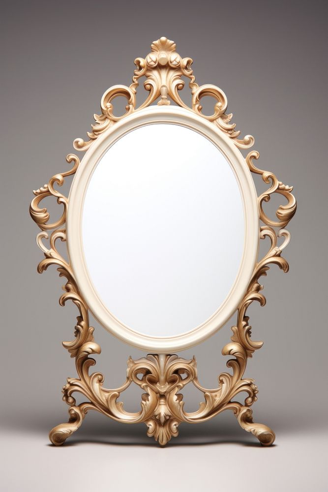 Luxury vintage mirror architecture photography accessories.
