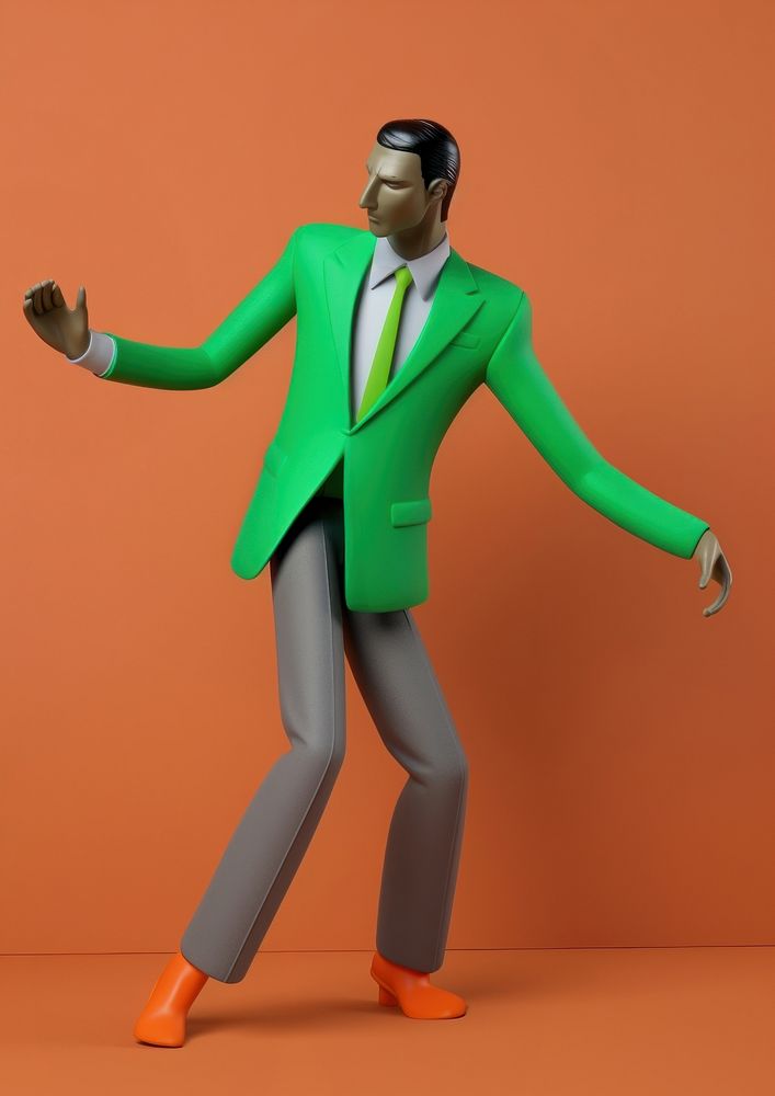 Man wearing suit fashion cartoon adult. AI generated Image by rawpixel.